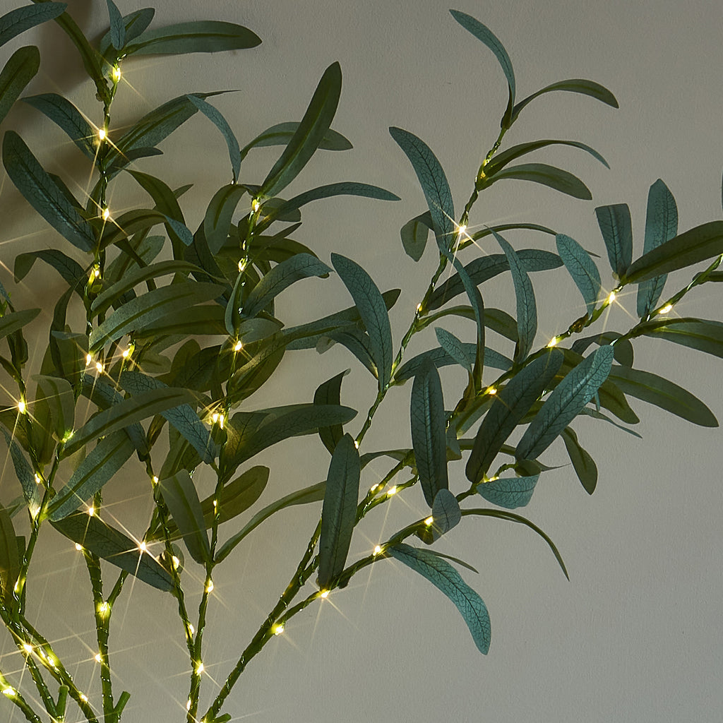 Lighted Olive Tree Branches with Timer Battery Operated – HAIRUI