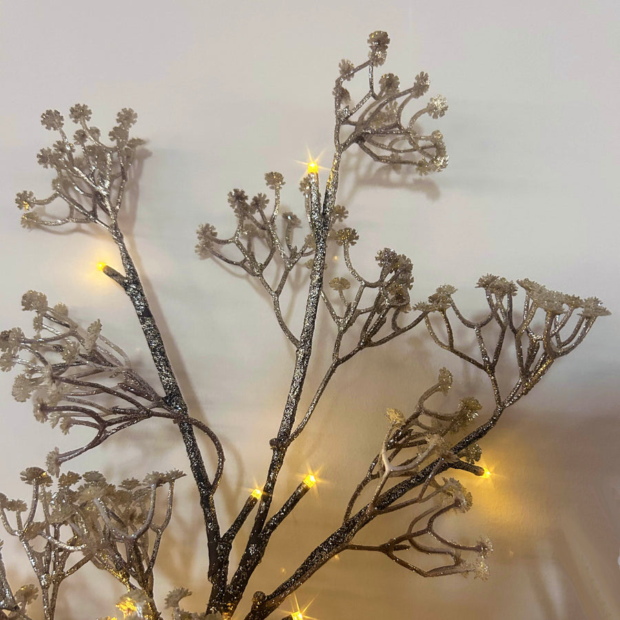 Lighted Baby Breath Garland