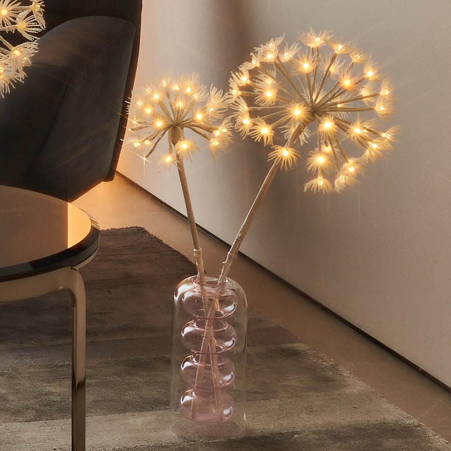 Hairui Lighted Dandelion Branches 27IN for Home Decor