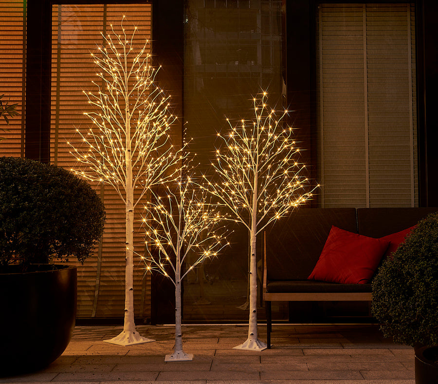 Hairui Lighted Birch Tree 8FT 240 Lights