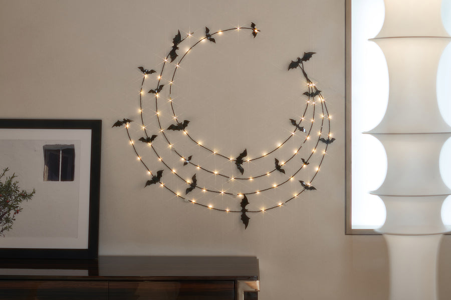 Hairui Halloween Garland with Lights 6FT