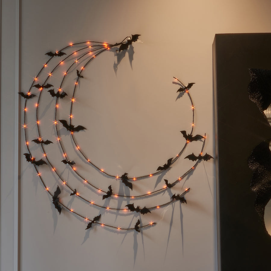 Hairui Halloween Garland with Lights 6FT