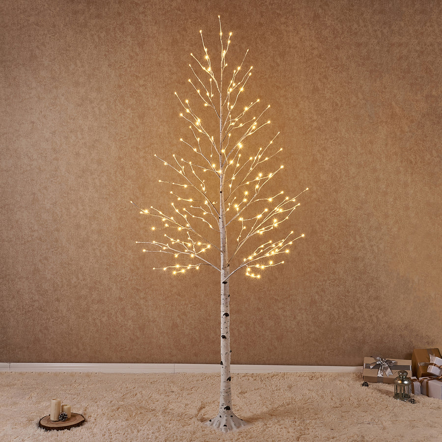 Hairui Lighted Birch Tree 8FT 240 Lights