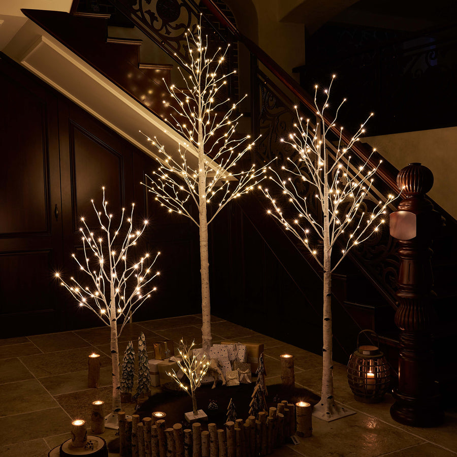 Hairui Lighted Birch Tree 8FT 240 Lights