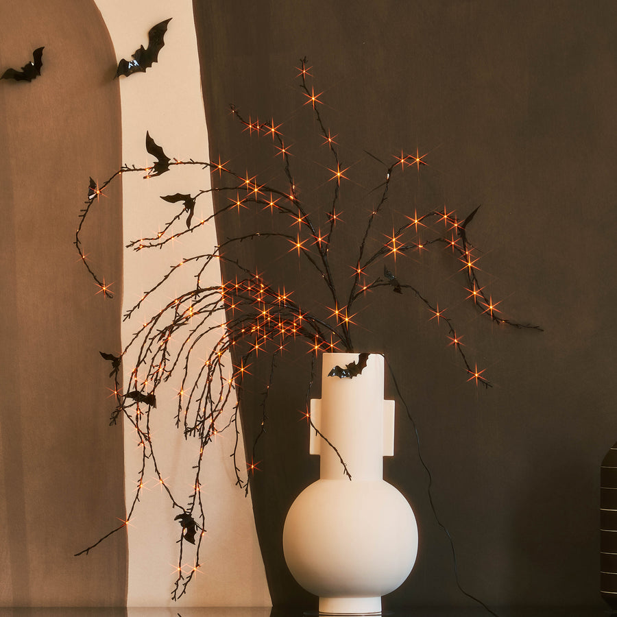 Hairui Halloween Tree Branches with Lights 43IN