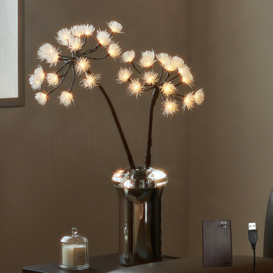 Hairui Lighted Hogweed Willow Branches for Home Decor