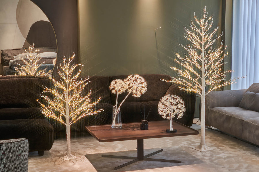 Hairui Lighted Dandelion Branches 27IN for Home Decor