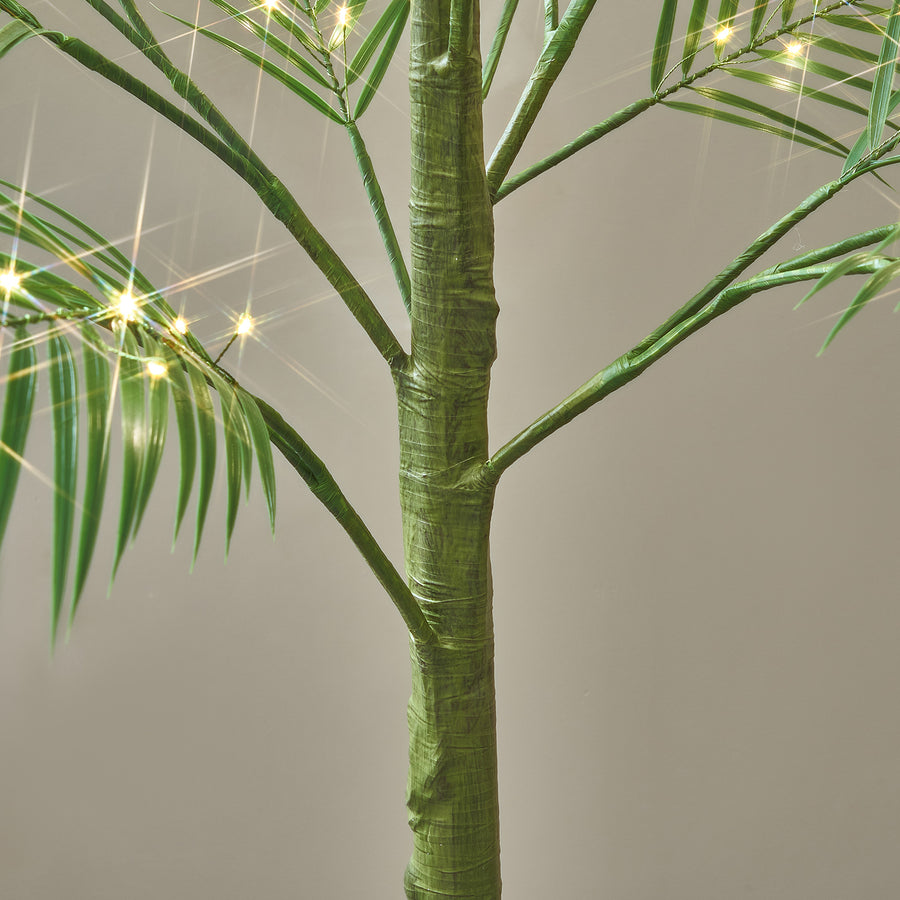 Hairui Lighted Palm Tree 4FT for Spring Summer Decor