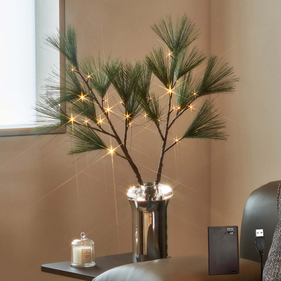 Hairui Lighted Christmas Pine Branches