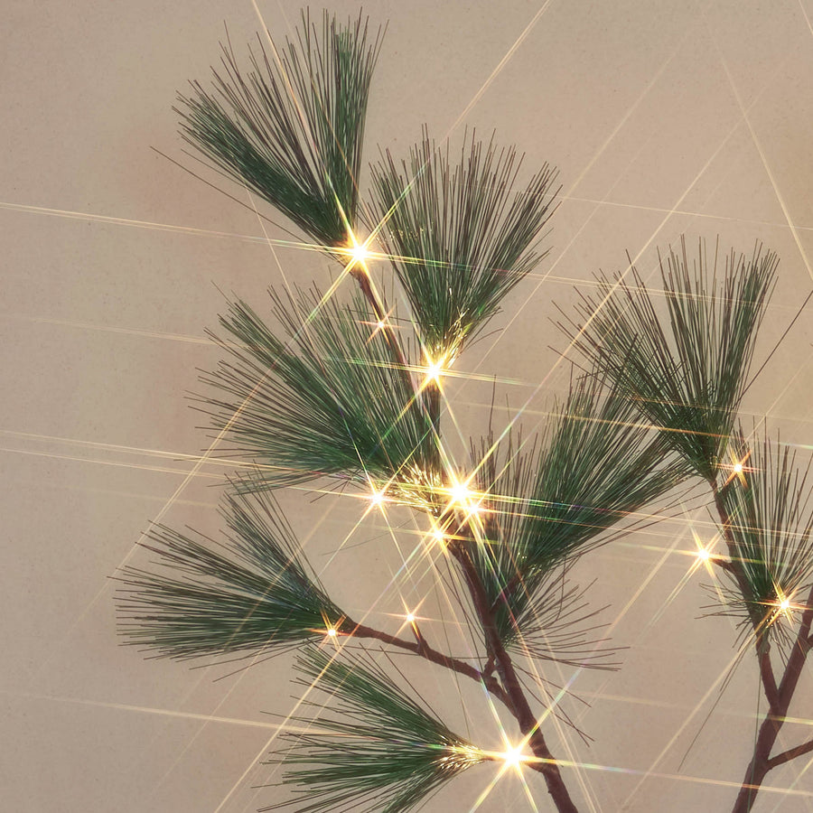 Hairui Lighted Christmas Pine Branches