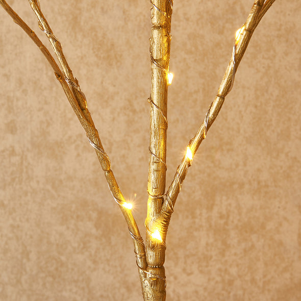 Golden Branches with Lights Battery Operated Wholesale Custom