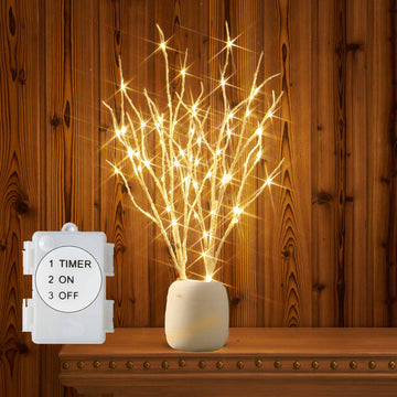*60” LED Lighted Birch Branches 110v plug in