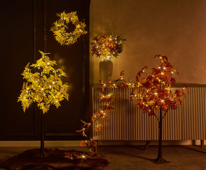 Lighted Maple Tree for Thanksgiving Decor Wholesale Custom